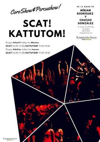 Nuevo CoroShow y primer PercuShow de Vigo: Scat! y Kattutom!