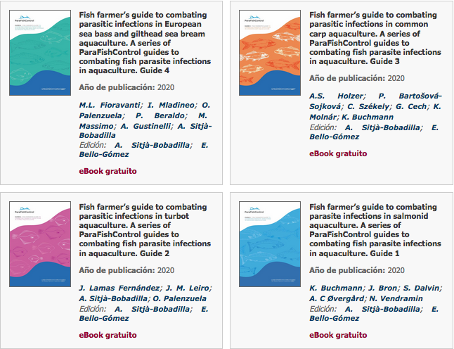 El Proyecto Europeo Parafishcontrol Edita Cuatro Guias Para Luchar Contra Las Infecciones Parasitarias En Acuicultura En Portada Noticias Web Y Revista Digital De Acuicultura Publicacion